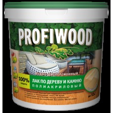 Лак ВД Profiwood, по дереву и камню, глянцевый, 2,2кг Лак ВД Profiwood, по дереву и камню, глянцевый, 2,2кг
