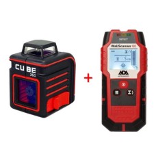 Комплект лазерный уровень ADA CUBE 360 Basic Edition + Детектор проводки ADA Wall Scanner 80 Комплект лазерный уровень ADA CUBE 360 Basic Edition + Детектор проводки ADA Wall Scanner 80