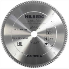 Диск пильный по дереву Hilberg Industrial HW353 350*32*100Т