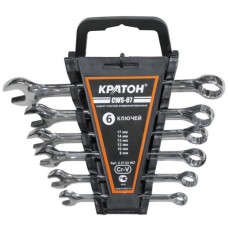 Набор ключей комбинированных Кратон CWS-07 6 пр. Набор ключей комбинированных Кратон CWS-07 6 пр.