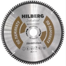 Диск пильный по ламинату Hilberg Industrial HL255 255*30*100Т Диск пильный по ламинату Hilberg Industrial HL255 255*30*100Т