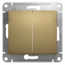 Выключатель GLOSSA 2кл, 10АХ, механизм, ТИТАН Выключатель GLOSSA 2кл, 10АХ, механизм, ТИТАН