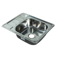 Мойка I-TECH квадратная с сушилкой слева 630х500х180х0,8 пол Мойка I-TECH квадратная с сушилкой слева 630х500х180х0,8 пол