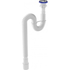 Гофросифон Aquant 1 1/4"х40/50 удлиненный с метал. решеткой (min 620мм - max 1270мм) Гофросифон Aquant 1 1/4"х40/50 удлиненный с метал. решеткой (min 620мм - max 1270мм)