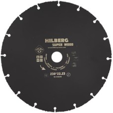 Диск пильный для УШМ TRIO-DIAMOND 230 Hilberg Super Wood 230*22.23 mm