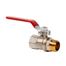 Кран шаровой RTP (ВР-НР) 1 1/4", ручка рычаг, PN25 Кран шаровой RTP (ВР-НР) 1 1/4", ручка рычаг, PN25