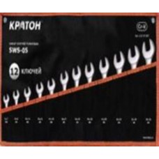 Набор ключей рожковых Кратон SWS-07 12 пр. Набор ключей рожковых Кратон SWS-07 12 пр.