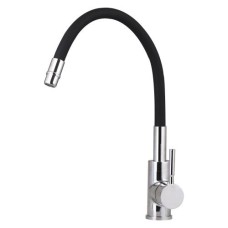 Смеситель GROSS AQUA ColorFlex с гибким изливом (3241508B черный) для кухни Смеситель GROSS AQUA ColorFlex с гибким изливом (3241508B черный) для кухни