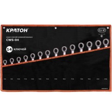 Набор ключей комбинированных Кратон CWS-04 14 пр. Набор ключей комбинированных Кратон CWS-04 14 пр.