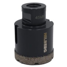 Коронка алмазная Hilberg Super Hard,45 мм 6ТМ14,для УШМ (керамогранит, гранит) Коронка алмазная Hilberg Super Hard,45 мм 6ТМ14,для УШМ (керамогранит, гранит)