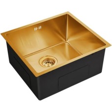 Мойка I-TECH квадратная 520x450х200х0,8 сатин, золото Мойка I-TECH квадратная 520x450х200х0,8 сатин, золото