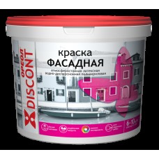 Краска ВД Ореол Дисконт, белая, фасадная, 1,5кг Краска ВД Ореол Дисконт, белая, фасадная, 1,5кг