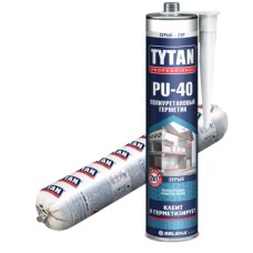 Герметик TYTAN Professional PU 40 полиуретановый, серый 310мл Герметик TYTAN Professional PU 40 полиуретановый, серый 310мл