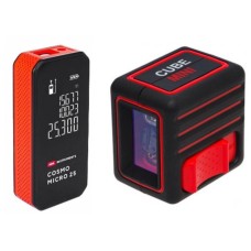 Комплект лазерный уровень ADA CUBE MINI Basic Edition + Дальномер лазерный ADA Cosmo MICRO 25 Комплект лазерный уровень ADA CUBE MINI Basic Edition + Дальномер лазерный ADA Cosmo MICRO 25