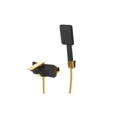 Смеситель для ванны I-TECH, VEGA 20, однорычажный, черный/золото Смеситель для ванны I-TECH, VEGA 20, однорычажный, черный/золото
