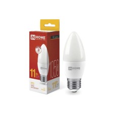 Лампа светодиодная LED-СВЕЧА-VC 11Вт 230В Е27 3000К 1050Лм IN HOME Лампа светодиодная LED-СВЕЧА-VC 11Вт 230В Е27 3000К 1050Лм IN HOME