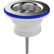 Выпуск Aquant 1 1/2"х40 с металлической решеткой Выпуск Aquant 1 1/2"х40 с металлической решеткой