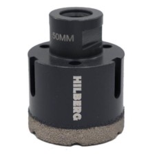 Коронка алмазная Hilberg Super Hard,50 мм 6ТМ14,для УШМ (керамогранит, гранит) Коронка алмазная Hilberg Super Hard,50 мм 6ТМ14,для УШМ (керамогранит, гранит)