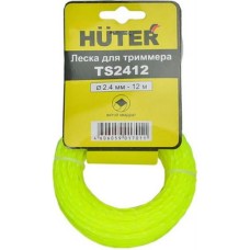 Леска триммерная HUTER 2,4х12м, витой квадрат Леска триммерная HUTER 2,4х12м, витой квадрат