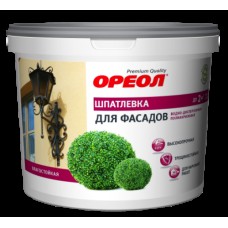 Шпатлевка Ореол для фасадов, для наружных работ1,5 кг Шпатлевка Ореол для фасадов, для наружных работ1,5 кг