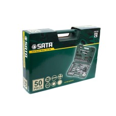 Набор инструментов Sata 1/2" 50 предметов, S09508 Набор инструментов Sata 1/2" 50 предметов, S09508
