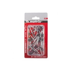 Заклепка MATRIX, вытяжная, 3,2 х 8 мм RAL 8017 (темно-коричневый), 50 шт
