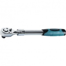 Ключ Gross телескопический трещоточный 3/8", 215-315 мм, CrV, хромир., 2-х комп. рукоятка