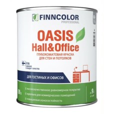 Краска ВД FINNCOLOR OASIS HALL&OFFICE C стойкая к мытью интерьерная 0,9л Краска ВД FINNCOLOR OASIS HALL&OFFICE C стойкая к мытью интерьерная 0,9л