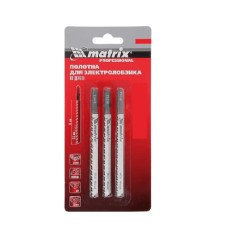Набор пилок лобз MATRIX, T101BRF, 75 x 2,5мм, обр. зуб, Bimetal по дереву, 3шт Набор пилок лобз MATRIX, T101BRF, 75 x 2,5мм, обр. зуб, Bimetal по дереву, 3шт