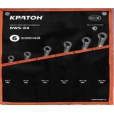 Набор ключей накидных Кратон BWS-06 6 пр. Набор ключей накидных Кратон BWS-06 6 пр.
