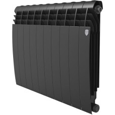 Радиатор отопительный биметаллический Royal Thermo BiLiner 500 /Noir Sable - 10 секц. (черный) Радиатор отопительный биметаллический Royal Thermo BiLiner 500 /Noir Sable - 10 секц. (черный)