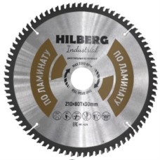 Диск пильный по ламинату Hilberg Industrial HL210 210*30*80Т