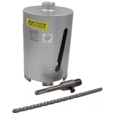 Коронка алмазная Hilberg Laser Deep Drill 6T, 102*150 мм, безударная, сухое сверление (армированный бетон, железобетон,кирпич) Коронка алмазная Hilberg Laser Deep Drill 6T, 102*150 мм, безударная, сухое сверление (армированный бетон, железобетон,кирпич)
