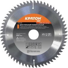 Диск пильный универсальный Кратон Ø200x32/30х2,6 мм, 60Т Диск пильный универсальный Кратон Ø200x32/30х2,6 мм, 60Т