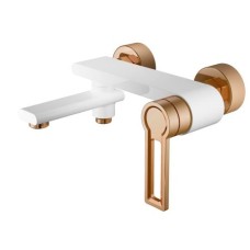 Смеситель для ванны I-TECH, DORADO 20, однорычажный, белый/золото Смеситель для ванны I-TECH, DORADO 20, однорычажный, белый/золото
