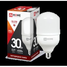Лампа светодиодная LED-HP-PRO 30Вт 230В Е27 6500К 2700Лм IN HOME