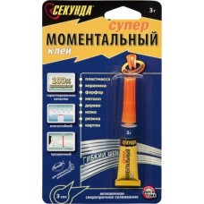 Клей Секунда, лента, 3г Клей Секунда, лента, 3г