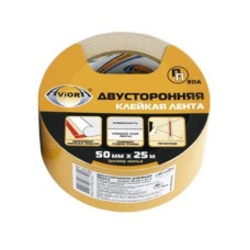 Лента AVIORA двустор, клейкая, полипропилен, 50ммх10м Лента AVIORA двустор, клейкая, полипропилен, 50ммх10м