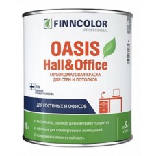 Краска ВД FINNCOLOR OASIS HALL&OFFICE C стойкая к мытью интерьерная , 2,7л Краска ВД FINNCOLOR OASIS HALL&OFFICE C стойкая к мытью интерьерная , 2,7л