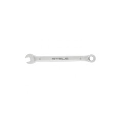 Ключ STELS комбинированный, 6 мм, CrV, матовый хром