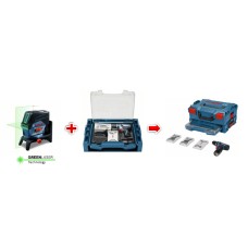 Комплект BOSCH аккум инструм GCL 2-50CG + RM2+ GSR 12V-15+ набор оснастки X-Pro