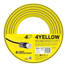 Шланг Cellfast 4YELLOW поливочный, армир, четырехслойный, 3/4" 20 м Шланг Cellfast 4YELLOW поливочный, армир, четырехслойный, 3/4" 20 м