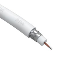 Кабель телевизионный RG-6U, 75 Ом, CCS/Al, белый Кабель телевизионный RG-6U, 75 Ом, CCS/Al, белый
