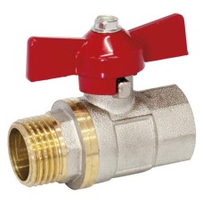 Кран шаровой I-TECH Standart FМ (ВР-НР) 1", бабочка