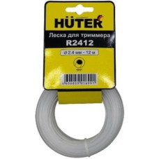 Леска триммерная HUTER 2,4х12м, круг Леска триммерная HUTER 2,4х12м, круг