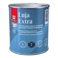 Краска ВД TIKKURILA LUJA EXTRA А матовая 0,9л Краска ВД TIKKURILA LUJA EXTRA А матовая 0,9л