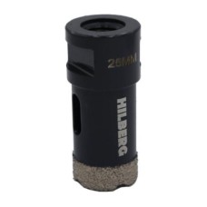Коронка алмазная Hilberg Super Hard,25 мм 4ТМ14,для УШМ (керамогранит, гранит) Коронка алмазная Hilberg Super Hard,25 мм 4ТМ14,для УШМ (керамогранит, гранит)