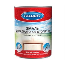 Эмаль алкид Расцвет, для радиаторов, 1кг Эмаль алкид Расцвет, для радиаторов, 1кг