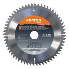 Диск пильный универсальный Кратон Ø250x32/30х2,8 мм, 80Т Диск пильный универсальный Кратон Ø250x32/30х2,8 мм, 80Т