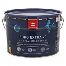 Краска ВД TIKKURILA ЕВРО-20 Extra,моющаяся,для влажных помещений,полуматовая 9л Краска ВД TIKKURILA ЕВРО-20 Extra,моющаяся,для влажных помещений,полуматовая 9л